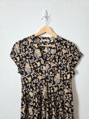 Neutral Floral Midi Dress (SP)