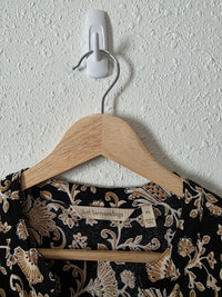 Neutral Floral Midi Dress (SP)