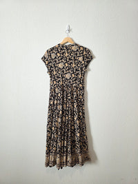 Neutral Floral Midi Dress (SP)