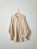 Aerie Cotton Gauze Button Up (XL)