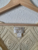 Vintage Crochet Knit Top (XL)
