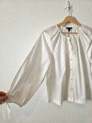 J.Crew Cotton Puff Sleeve Blouse (S)