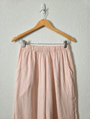 Flax Blush Linen Pants (S)