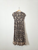 Neutral Floral Midi Dress (SP)