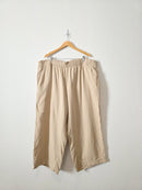 Neutral Gauze Wide Leg Pants (3X)