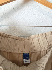 Neutral Gauze Wide Leg Pants (3X)