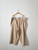 Neutral Gauze Wide Leg Pants (3X)