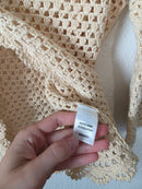 Vintage Crochet Knit Top (M)