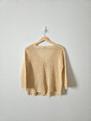 Vintage Crochet Knit Top (M)