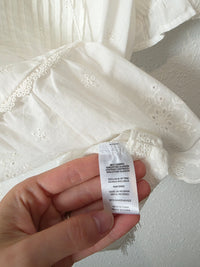 Floral Embroidered Babydoll Top (2X)