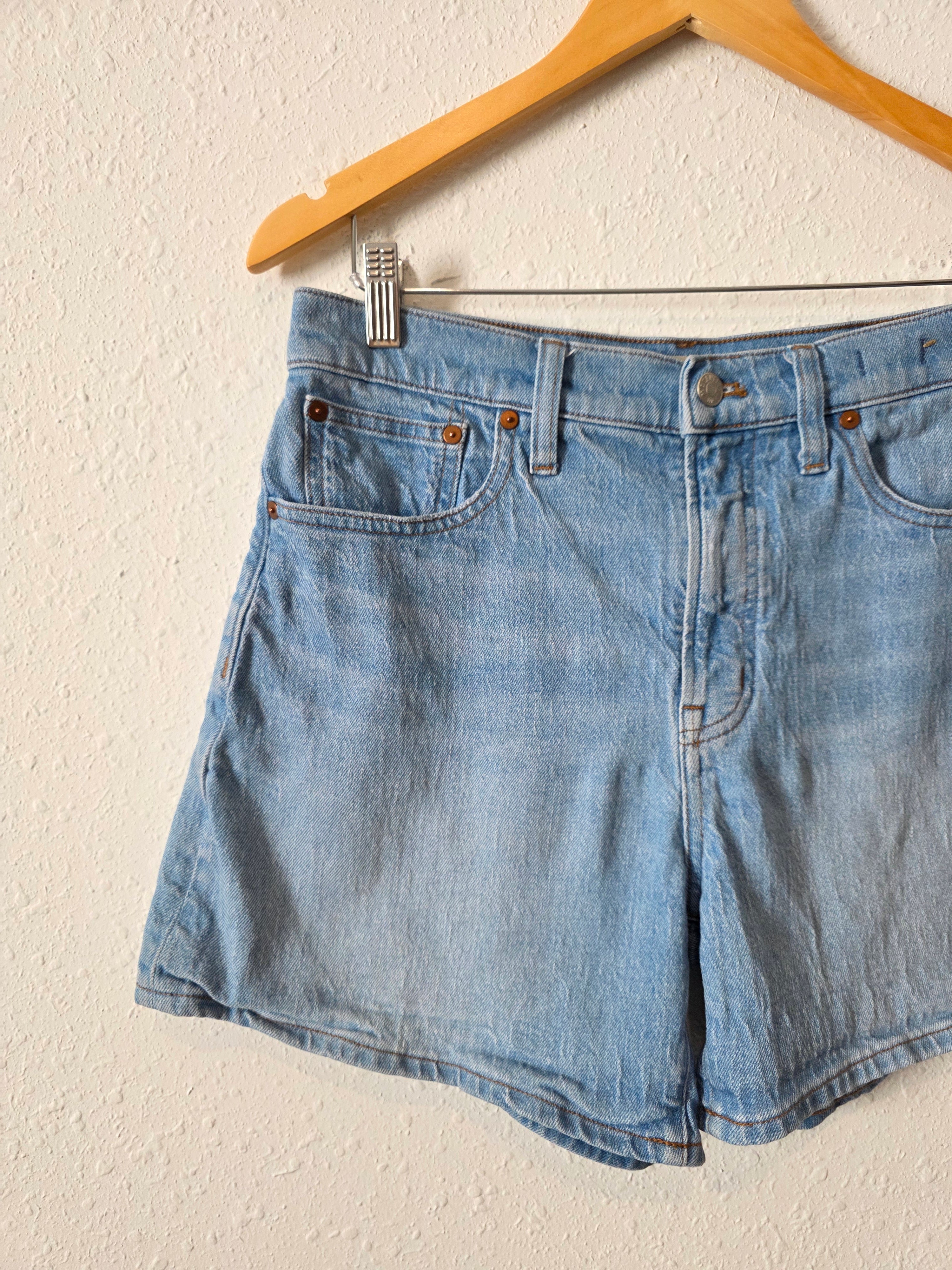 Madewell Mid Length Denim Shorts (29)