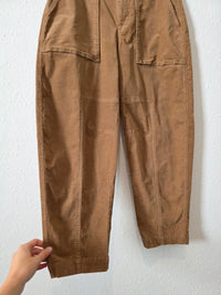 Banana Republic Brown Cord Barrel Pants (8)