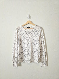 Rails Floral Puff Sleeve Tee (M)