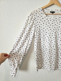 Rails Floral Puff Sleeve Tee (M)