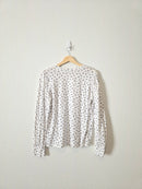 Rails Floral Puff Sleeve Tee (M)