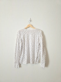 Rails Floral Puff Sleeve Tee (M)