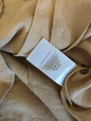 Linen Blend Puff Sleeve Blouse (L)