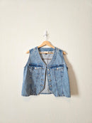 Light Wash Denim Vest (M)
