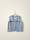 Light Wash Denim Vest (M)