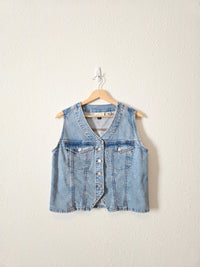 Light Wash Denim Vest (M)