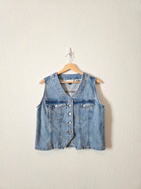 Light Wash Denim Vest (M)