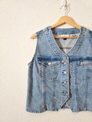 Light Wash Denim Vest (M)