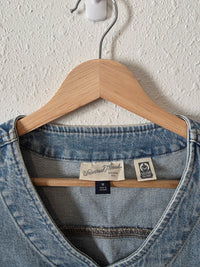 Light Wash Denim Vest (M)