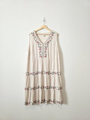 J.Jill Floral Embroidered Midi Dress (XL)