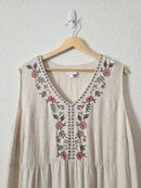J.Jill Floral Embroidered Midi Dress (XL)