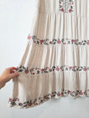 J.Jill Floral Embroidered Midi Dress (XL)