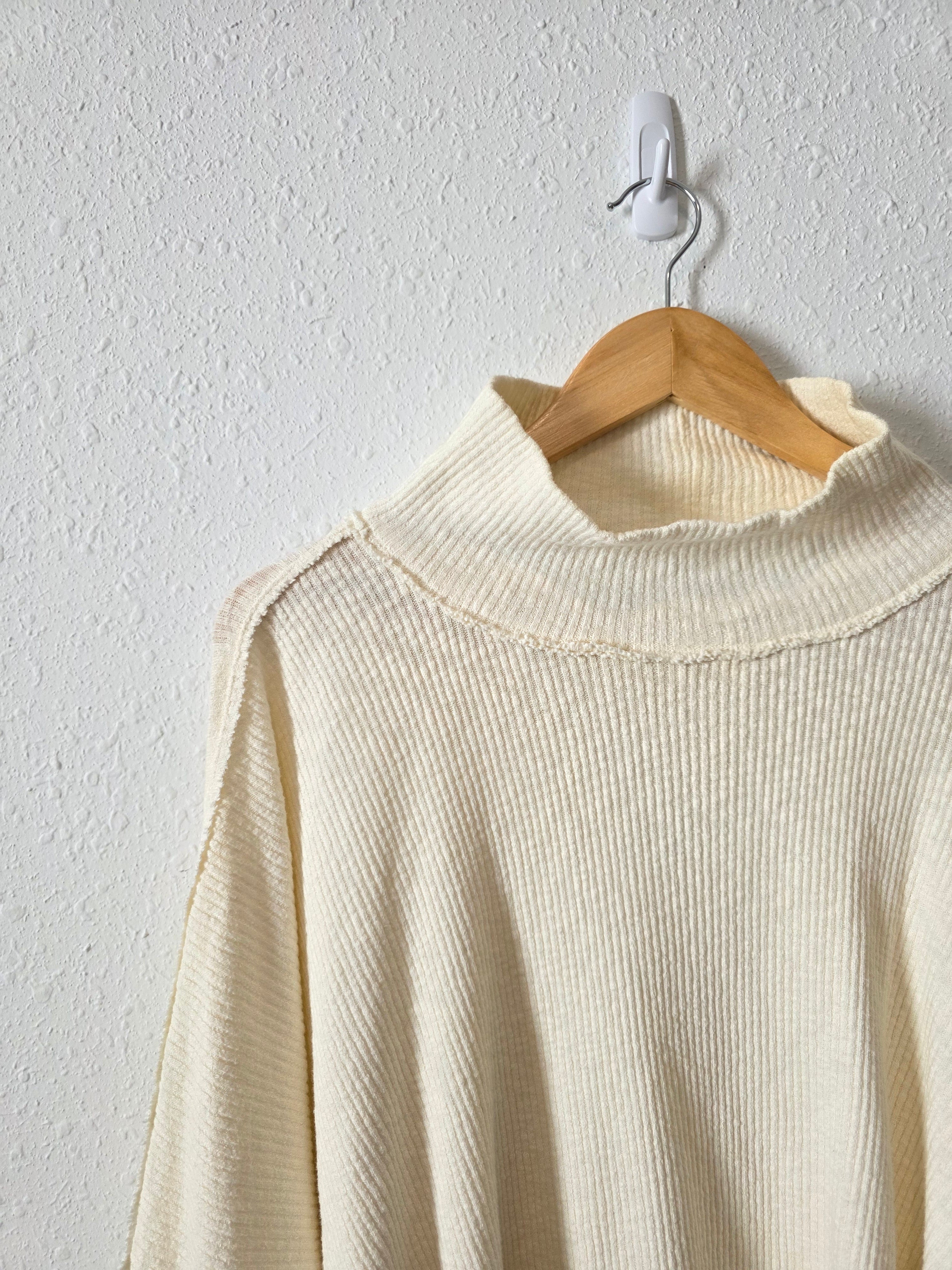 Free People Oversized Thermal Top (XS)