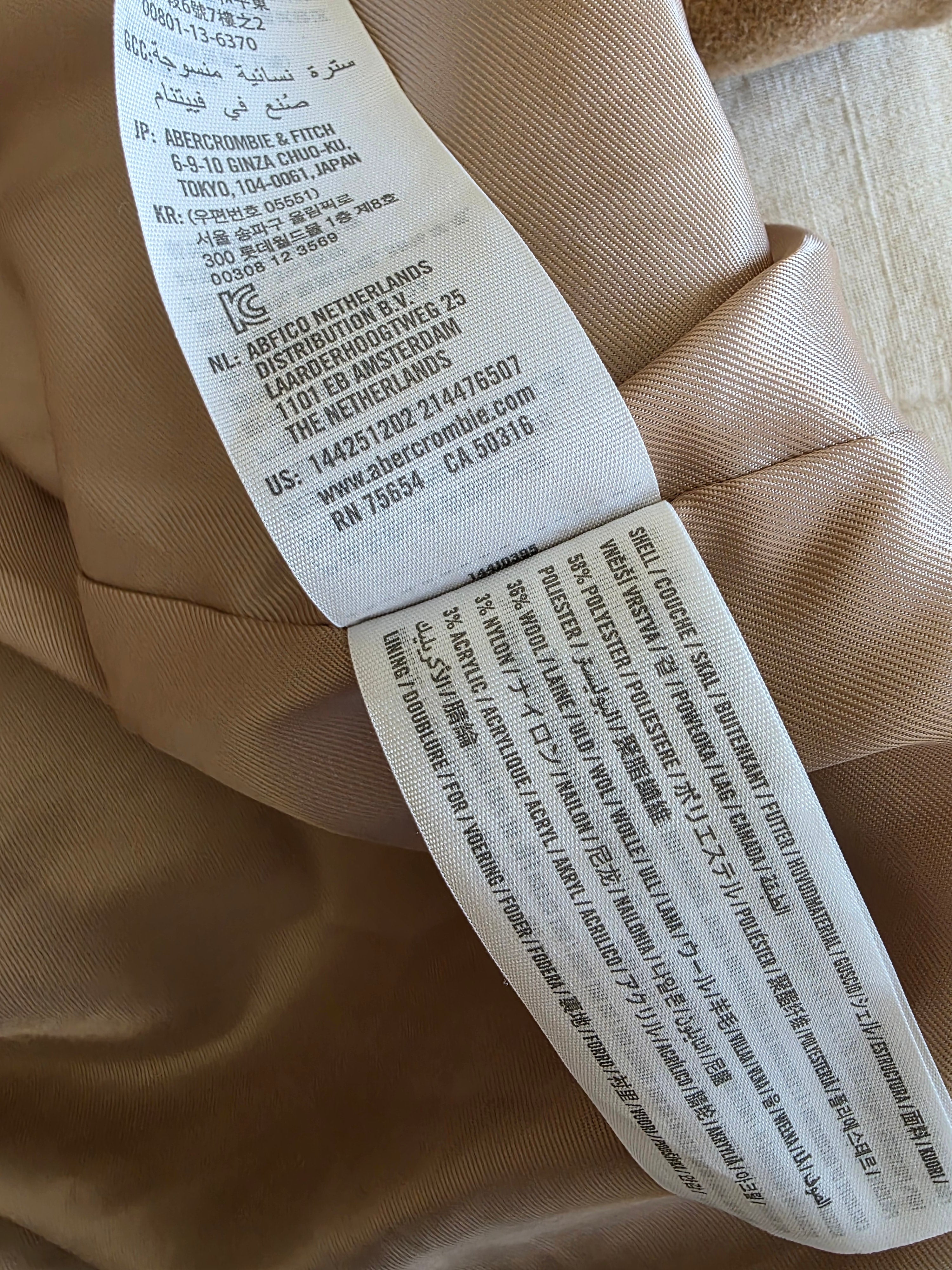 Abercrombie The Dad Peacoat (S)