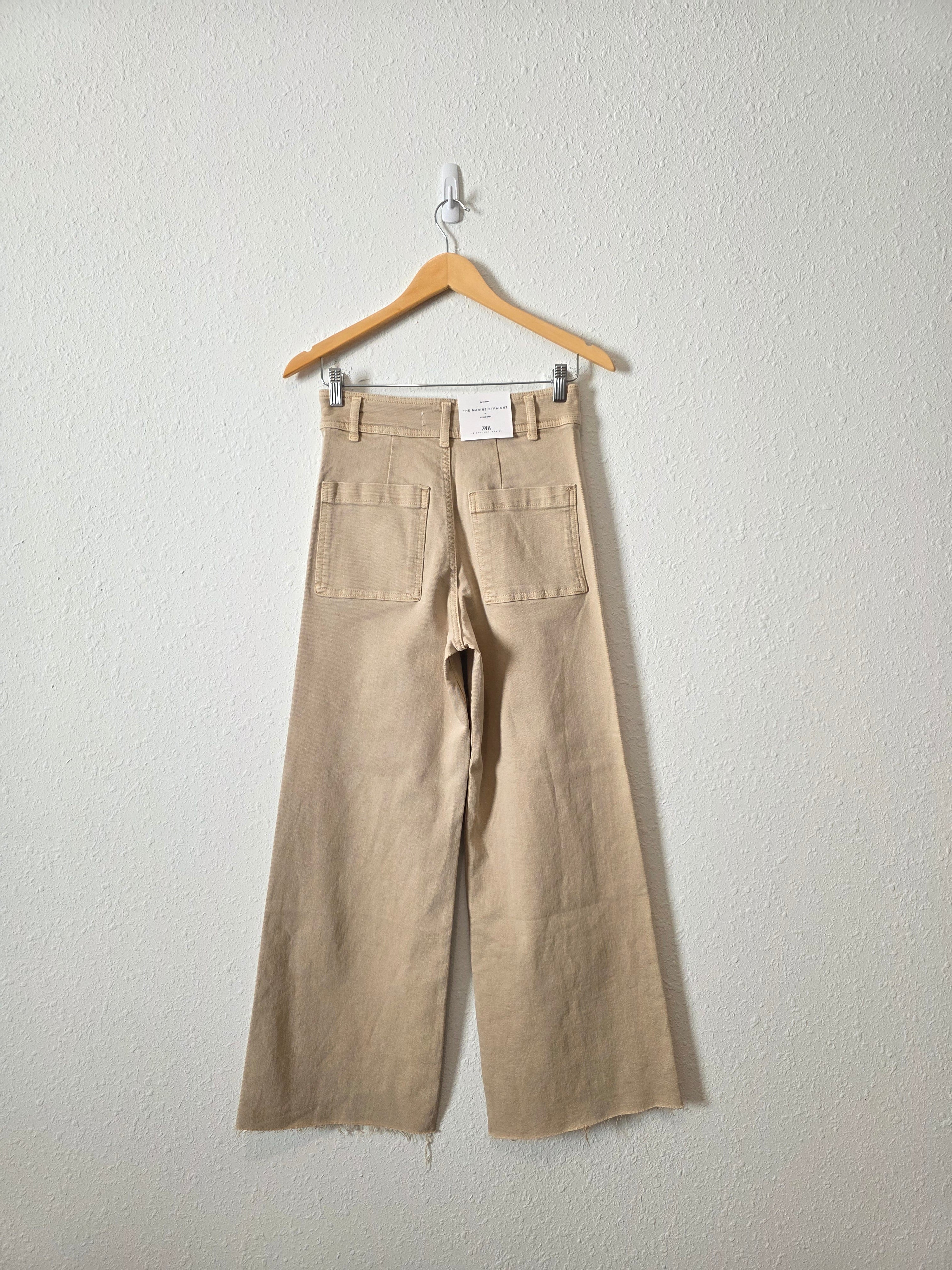 NEW Zara Wide Leg Jeans (4)