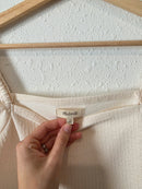 Madewell Puff Sleeve Textured Top (S)