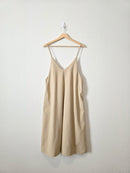 Mod Ref Linen Wide Leg Crop Jumpsuit (M)