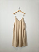 Mod Ref Linen Wide Leg Crop Jumpsuit (M)