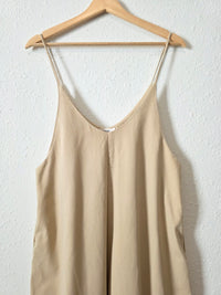 Mod Ref Linen Wide Leg Crop Jumpsuit (M)