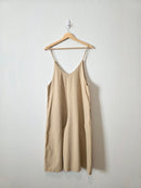 Mod Ref Linen Wide Leg Crop Jumpsuit (M)