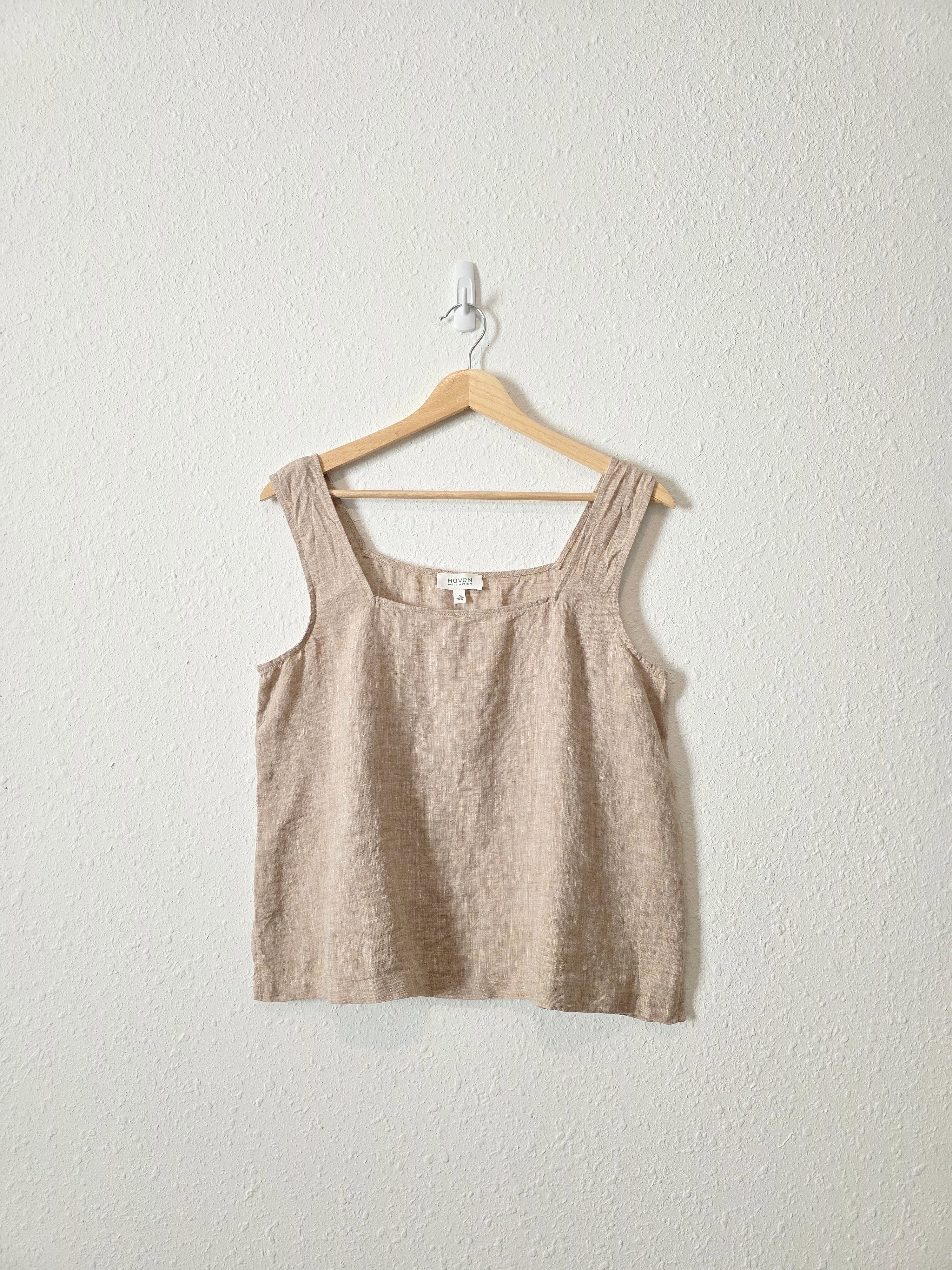 Haven Linen Square Neck Tank (XS)