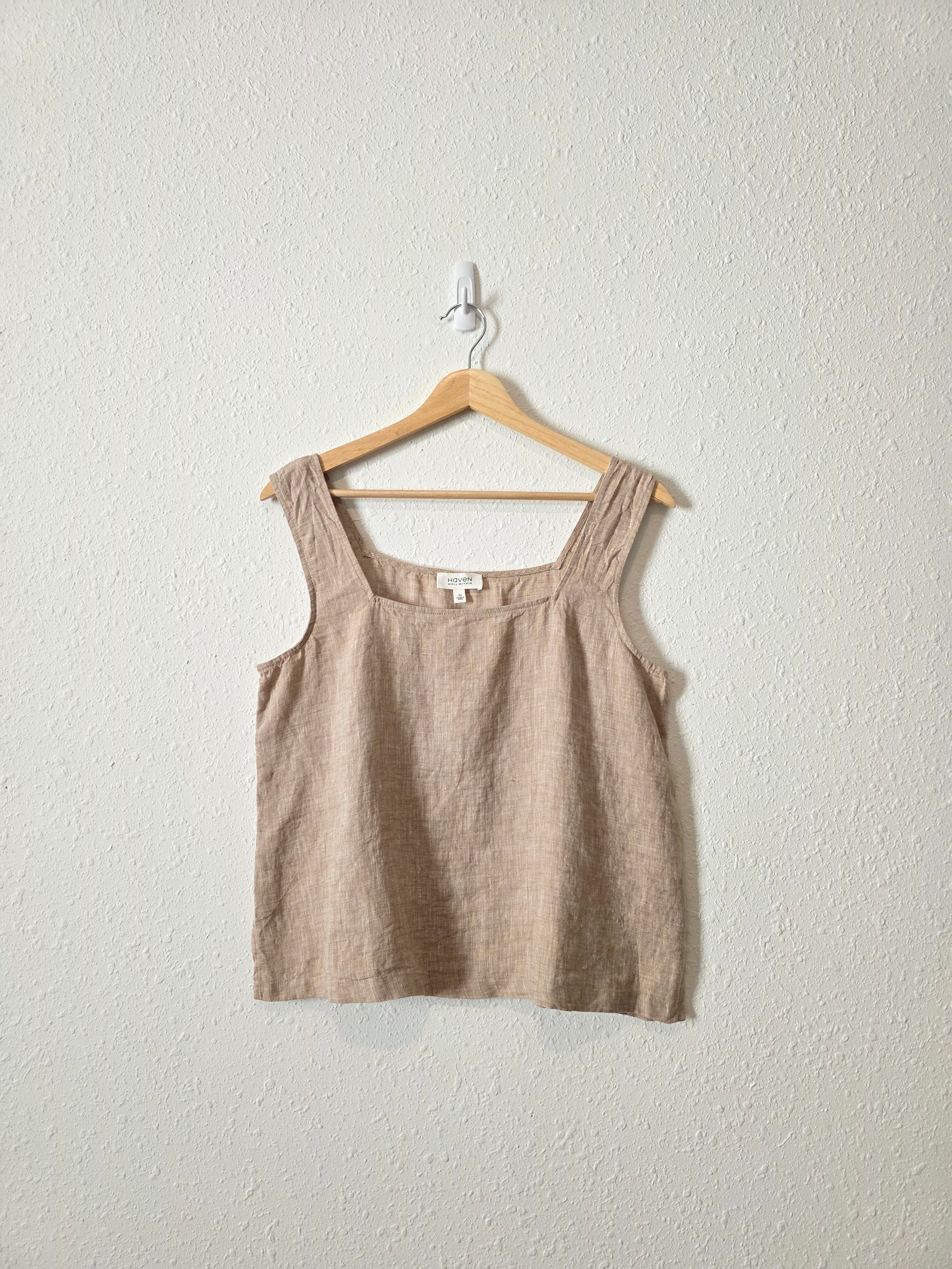 Haven Linen Square Neck Tank (XS)