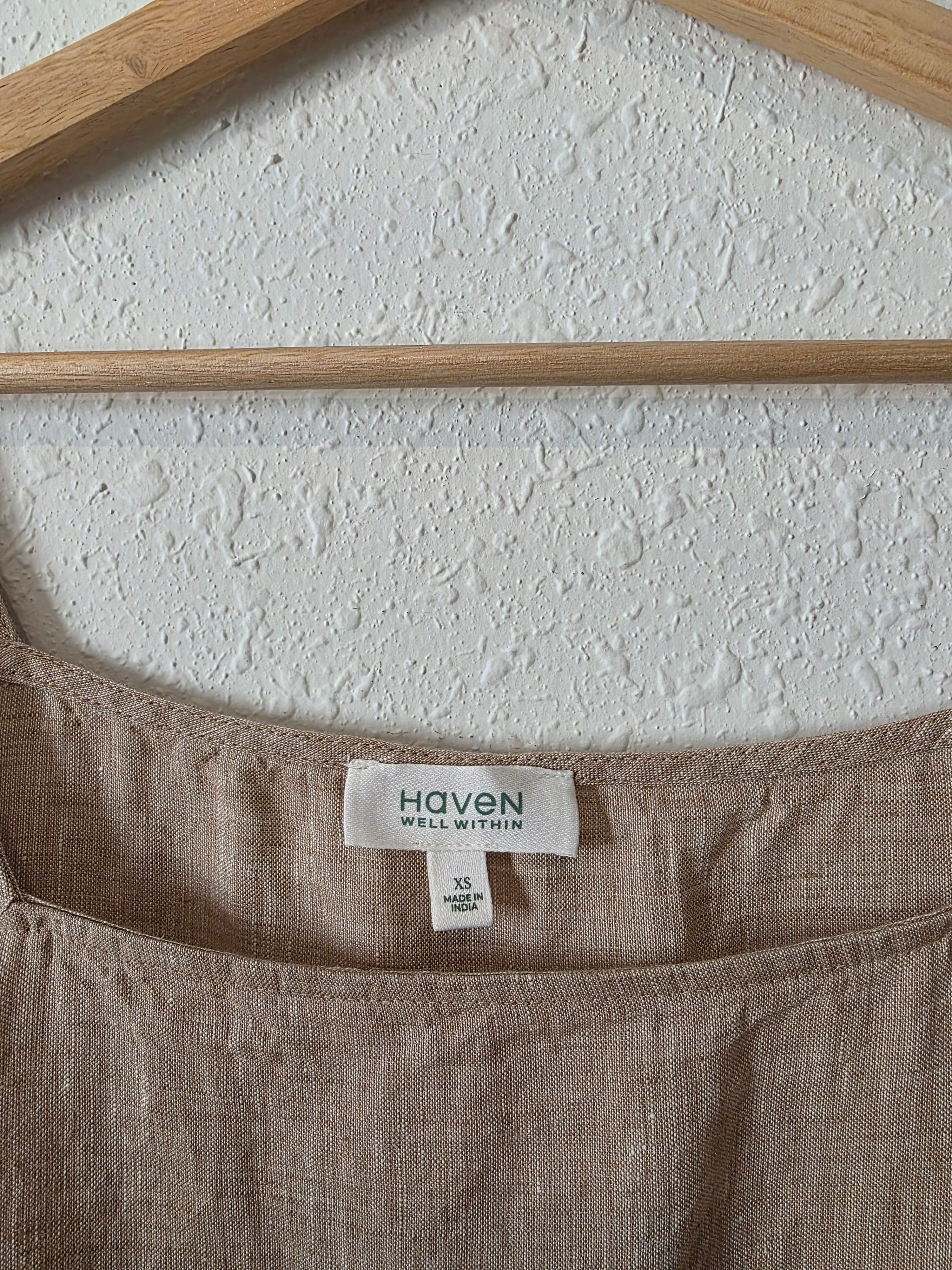 Haven Linen Square Neck Tank (XS)