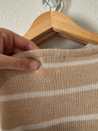 Ghanda Striped Boxy Knit Tee (M)