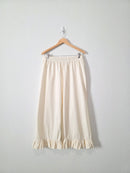 Sonderhaus Ruffle Hem Wide Leg Pants (M)