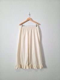 Sonderhaus Ruffle Hem Wide Leg Pants (M)