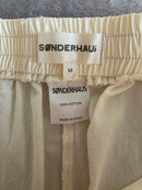 Sonderhaus Ruffle Hem Wide Leg Pants (M)