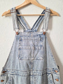 Light Wash Denim Overalls (XL)