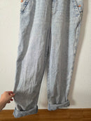 Light Wash Denim Overalls (XL)