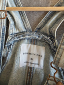 Light Wash Denim Overalls (XL)