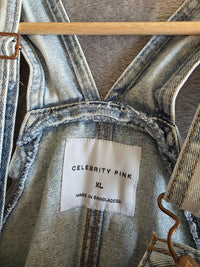 Light Wash Denim Overalls (XL)