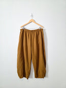 Lisa Bayne Barrel Linen Pants (XL)
